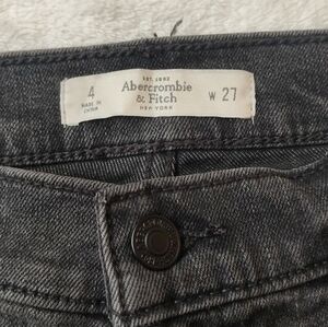 Abercrombie & Fitch Charcoal Gray Women's Shorts W27